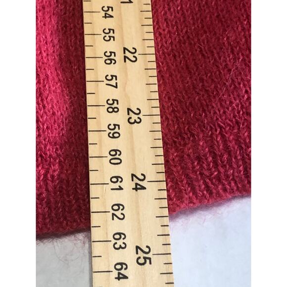 Boden Women's Mohair Wool Knit Open Cardigan Sweater Medium Pink Rose Medium - Picture 8 of 11